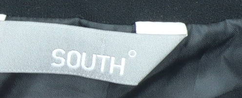South Womens Black Knee Length Trumpet Skirt Size 10
