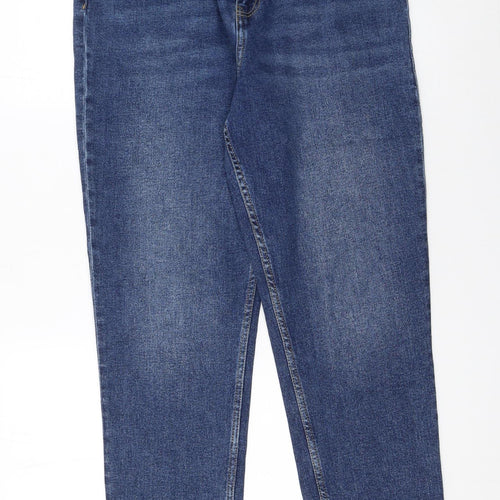 Dunnes Stores Women’s Blue Mom Jeans Size 14 High Waist Denim