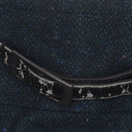 Marks and Spencer Women's Blue Tweed Pencil Skirt Size 10 Belted