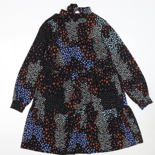 Marks and Spencer Womens Multicoloured Floral A-Line Dress Size 12