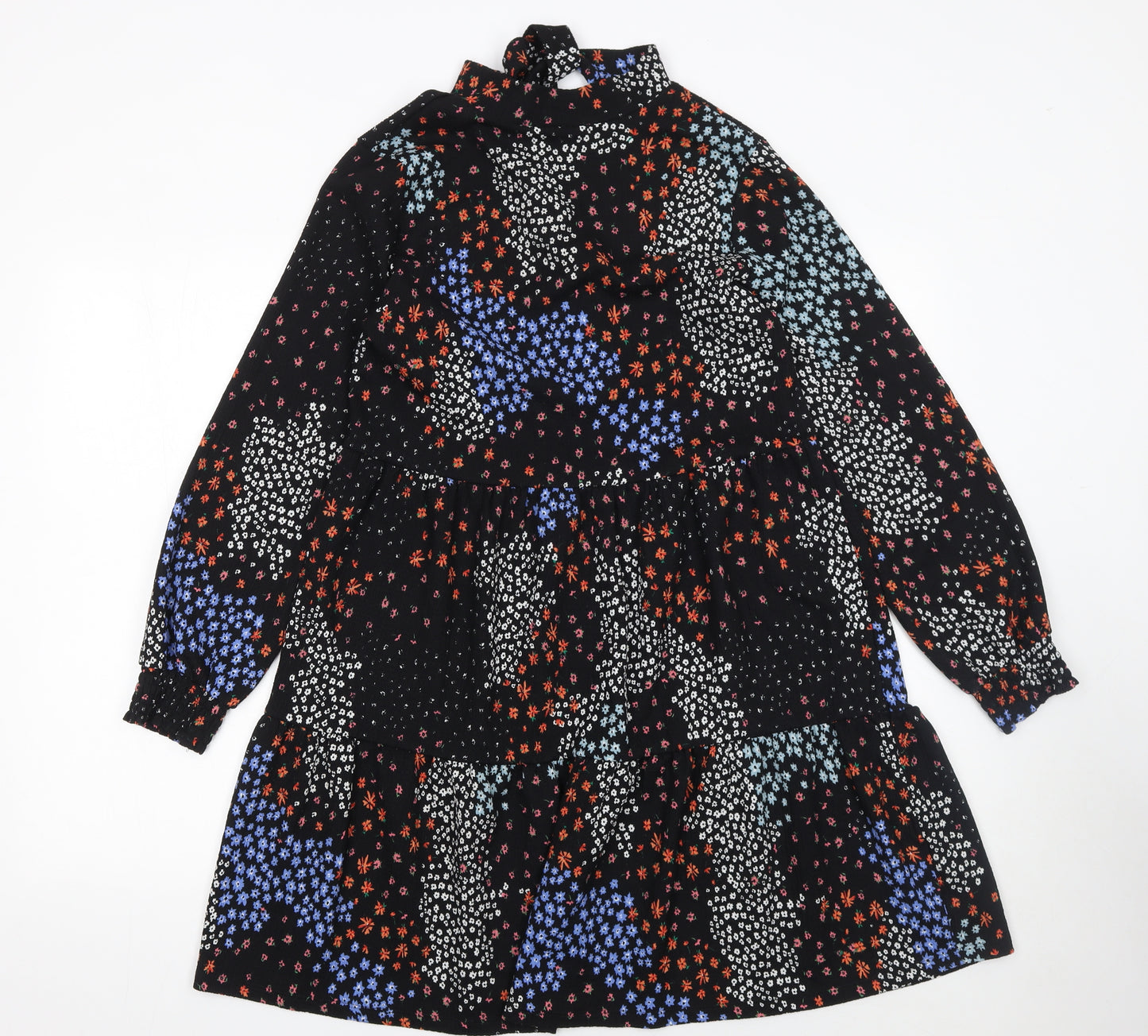Marks and Spencer Womens Multicoloured Floral A-Line Dress Size 12