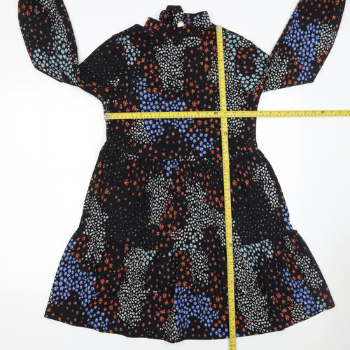 Marks and Spencer Womens Multicoloured Floral A-Line Dress Size 12