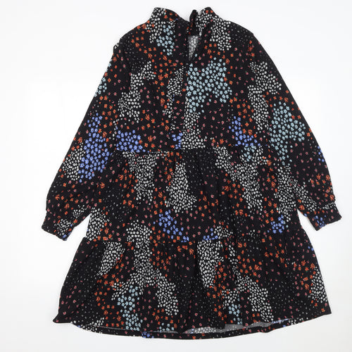 Marks and Spencer Womens Multicoloured Floral A-Line Dress Size 12