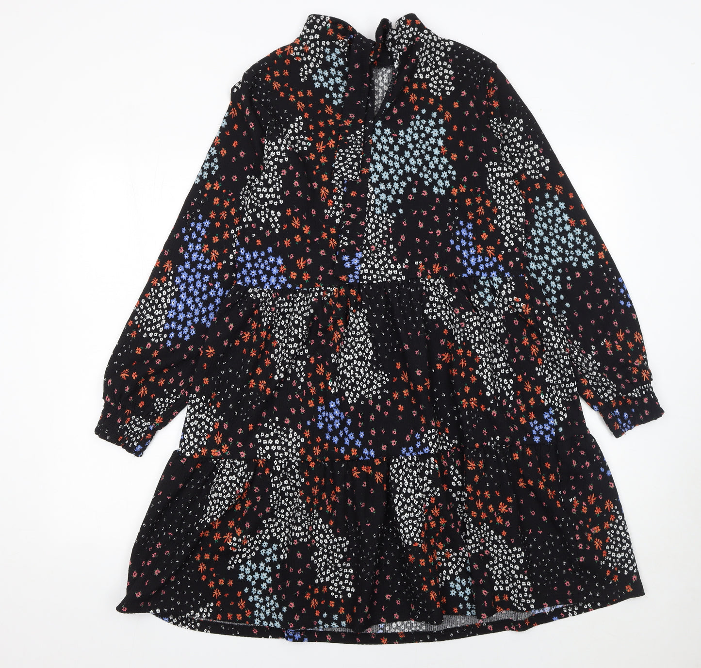 Marks and Spencer Womens Multicoloured Floral A-Line Dress Size 12