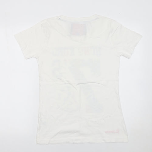 Kukri Womens White Hong Kong Sevens Graphic Cotton T-Shirt Size 10