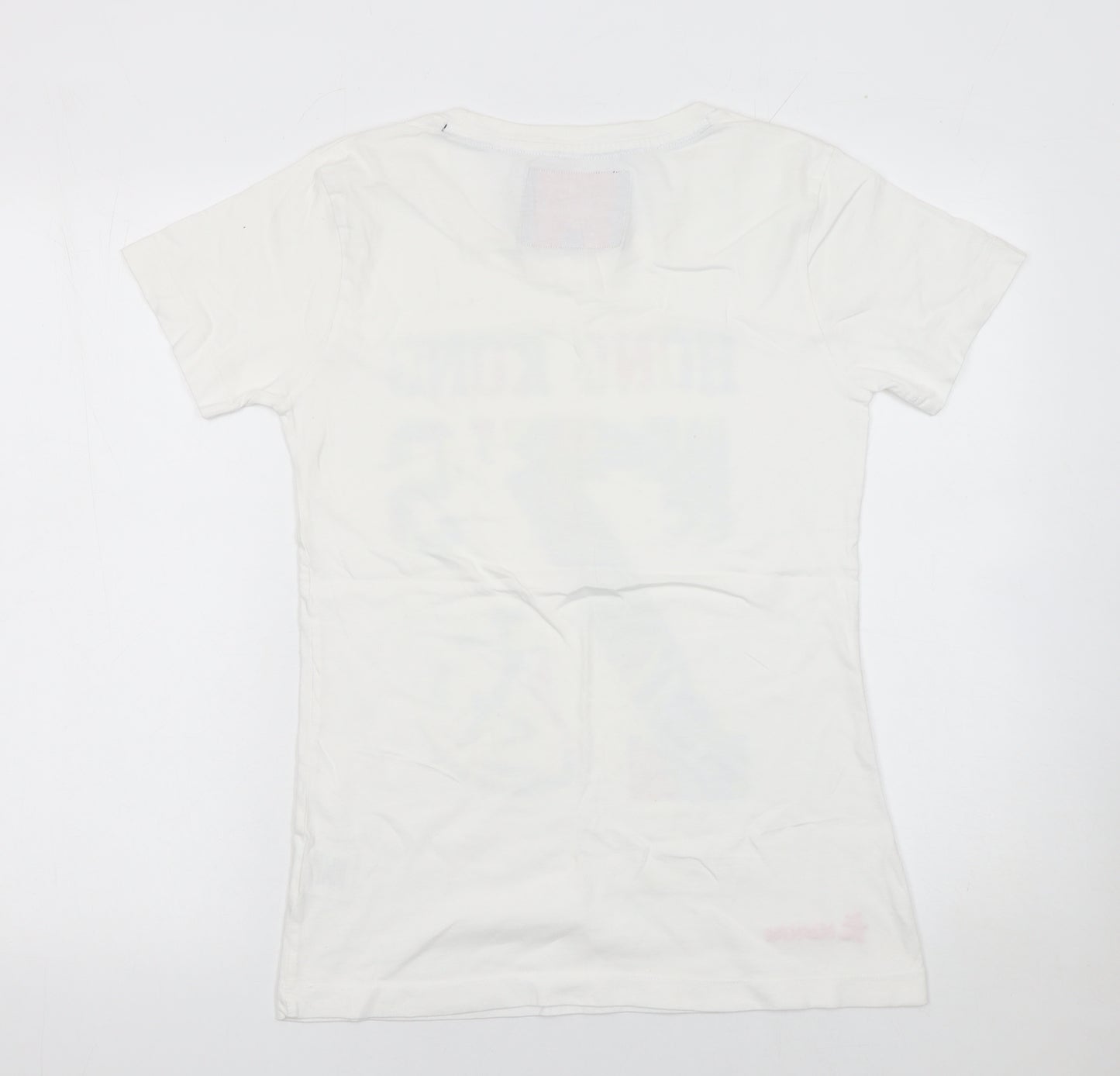 Kukri Womens White Hong Kong Sevens Graphic Cotton T-Shirt Size 10