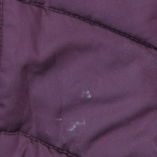 Regatta Women’s Red Long Hooded Puffer Coat Size 12 Faux Fur Trim