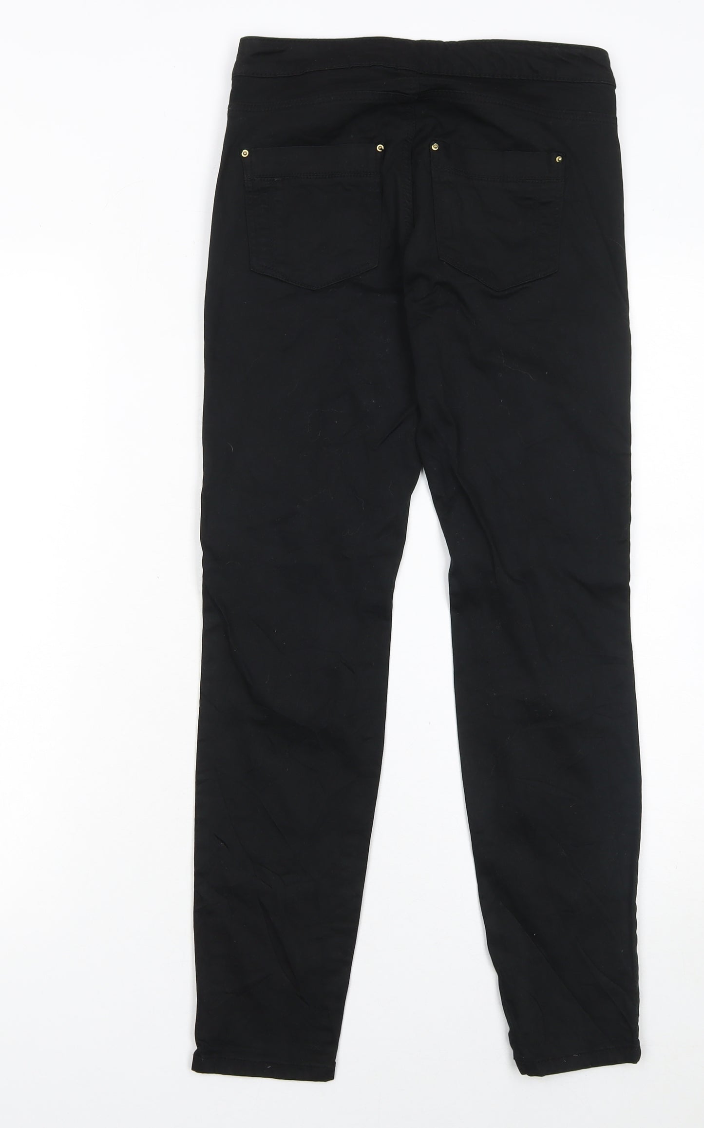 H&M Women's Black Jegging Jeans Size 6 Slim Fit Mid Rise