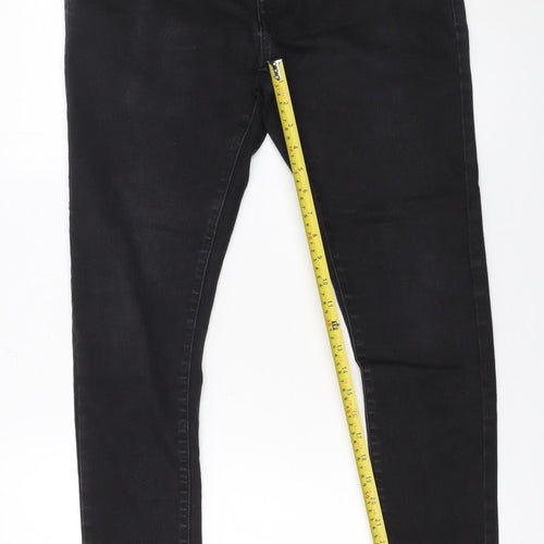 River Island Men's Black Slim Fit Skinny Jeans M