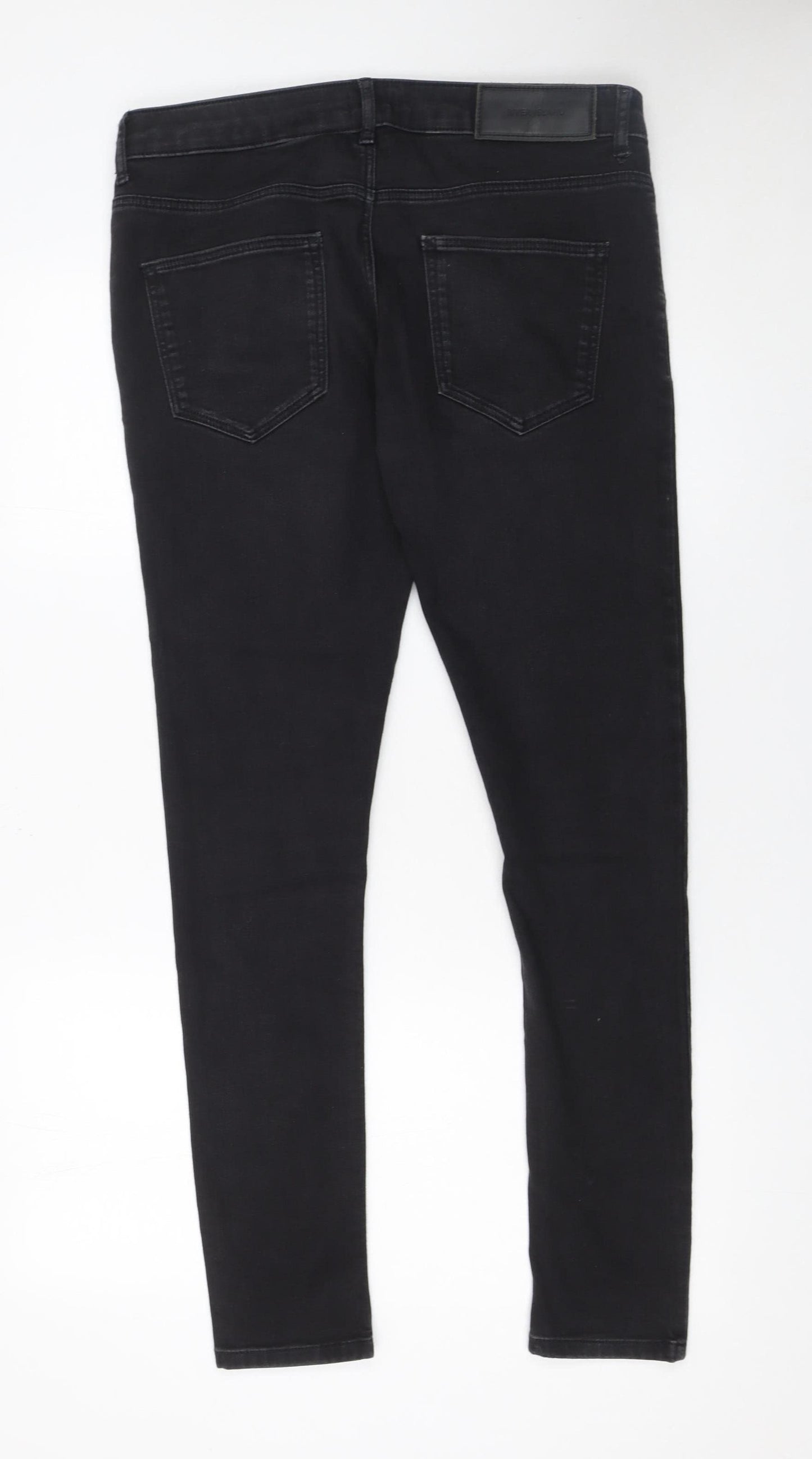River Island Men's Black Slim Fit Skinny Jeans M