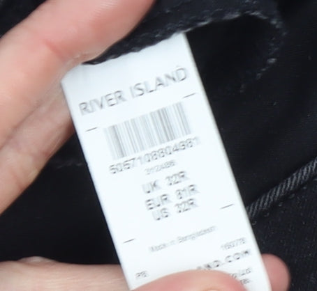 River Island Men's Black Slim Fit Skinny Jeans M