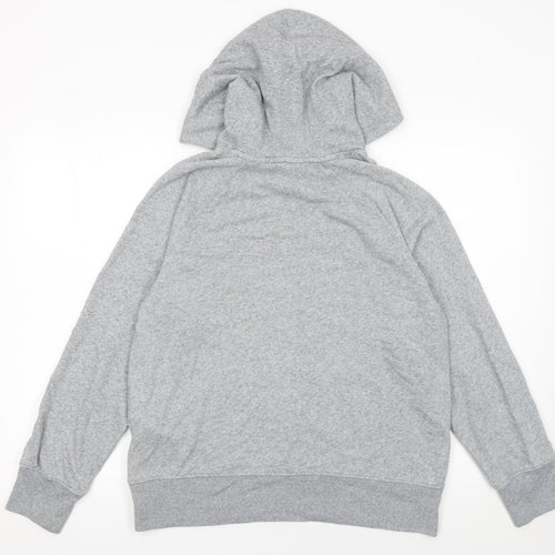 Levi's Womens Grey Hoodie Small Pullover Logo Cotton Blend Casual