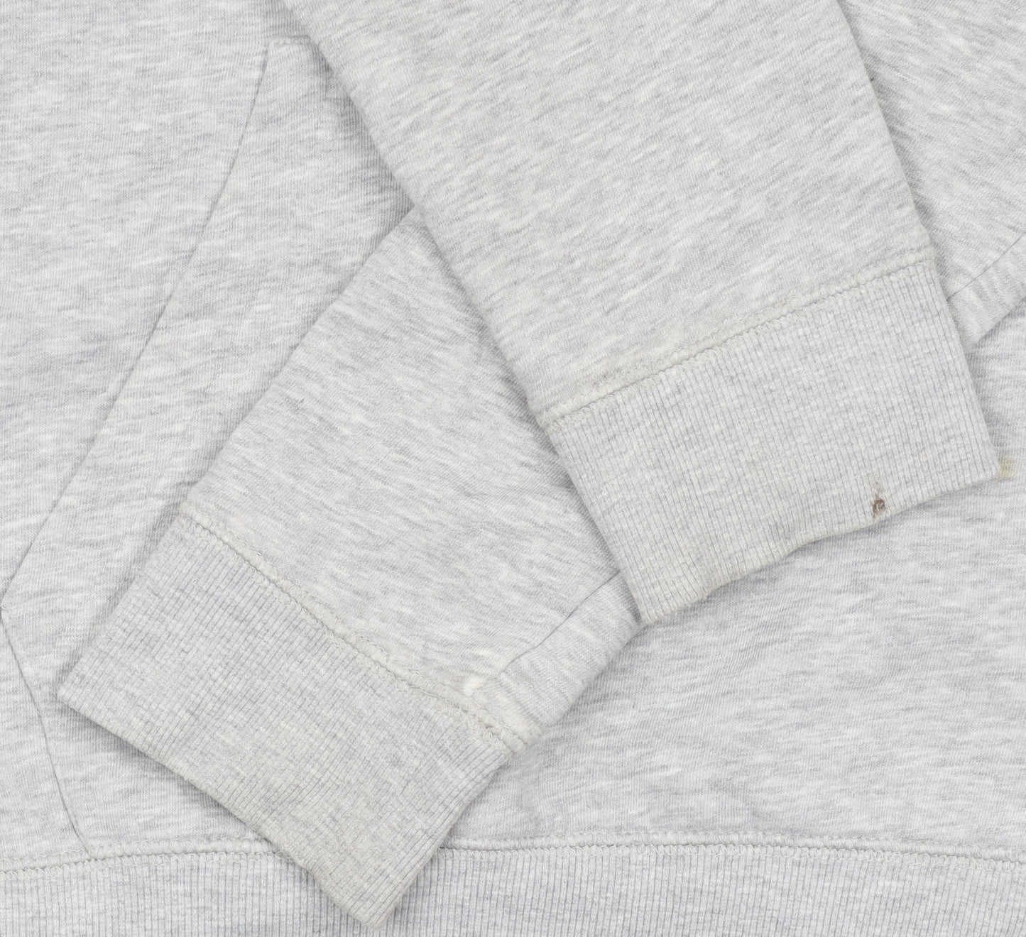 FILA Mens Grey Pullover Hoodie Small Regular Fit Logo Fleece Sweatshirt