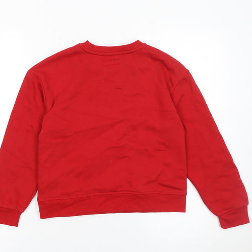 Primark Boys Red Wild Soul Rodeo Days Graphic Pullover Sweatshirt 8-9 Years