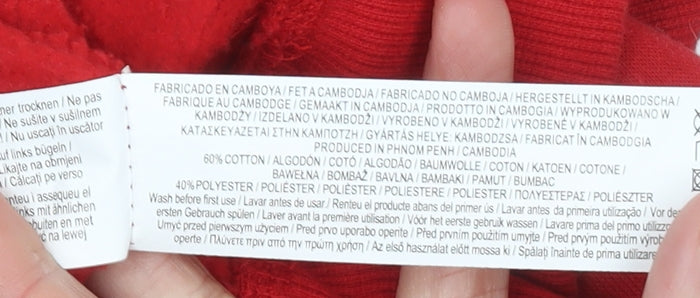 Primark Boys Red Wild Soul Rodeo Days Graphic Pullover Sweatshirt 8-9 Years