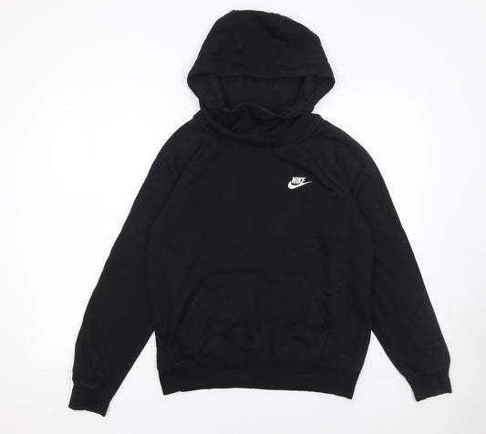 Nike Men’s Black Pullover Hoodie Small Fleece Sportswear
