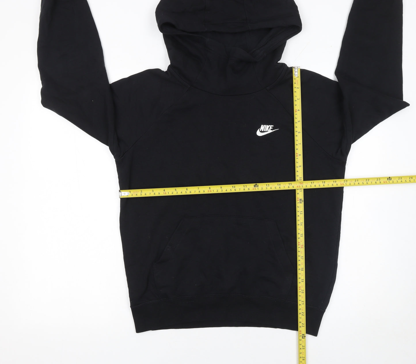 Nike Men’s Black Pullover Hoodie Small Fleece Sportswear