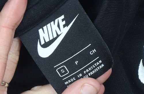 Nike Men’s Black Pullover Hoodie Small Fleece Sportswear