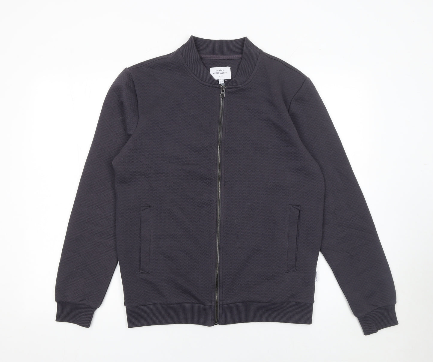 Peter Werth Men's Black Full Zip Sweatshirt Size M