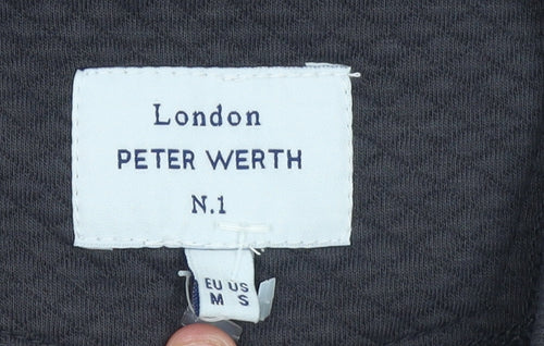 Peter Werth Men's Black Full Zip Sweatshirt Size M