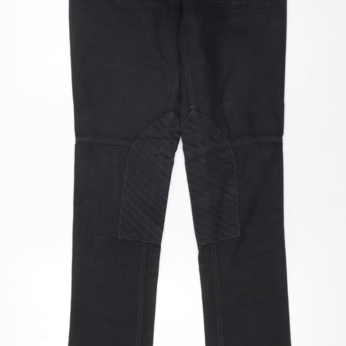 Ralph Lauren Women's Black Skinny Jeans Size 27/34 Stretch Mid Rise