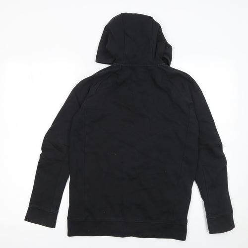 -9° PEAK Boys Black Full Zip Hoodie 12-13 Years Outdoor Fleece