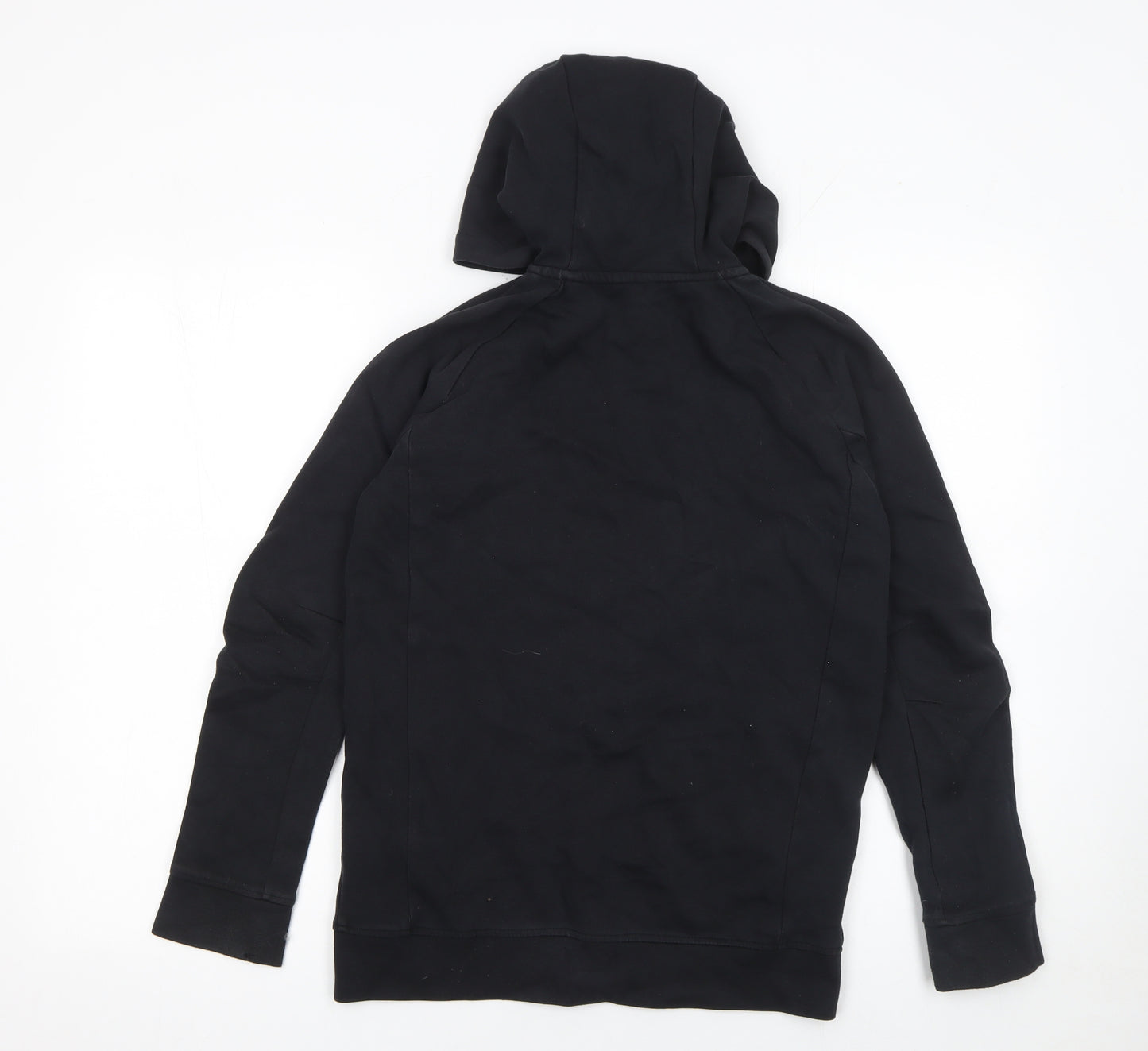 -9° PEAK Boys Black Full Zip Hoodie 12-13 Years Outdoor Fleece