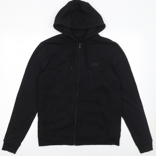 Everlast Men's Black Full Zip Hoodie Size S Fleece Sportswear