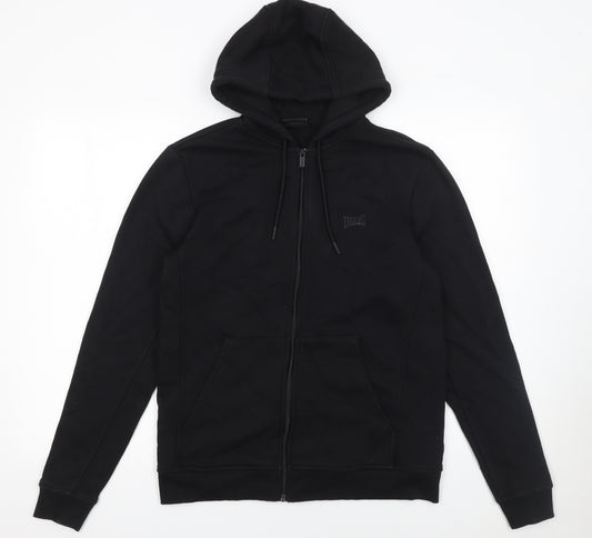 Everlast Men's Black Full Zip Hoodie Size S Fleece Sportswear