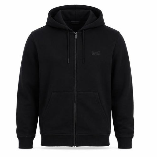 Everlast Men's Black Full Zip Hoodie Size S Fleece Sportswear