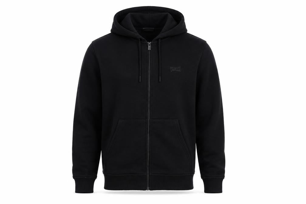 Everlast Men's Black Full Zip Hoodie Size S Fleece Sportswear
