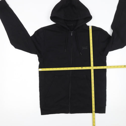 Everlast Men's Black Full Zip Hoodie Size S Fleece Sportswear