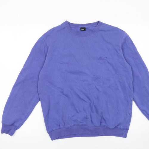 Cotton Traders Women Deep Violet Sweatshirt S Crew Neck Pullover