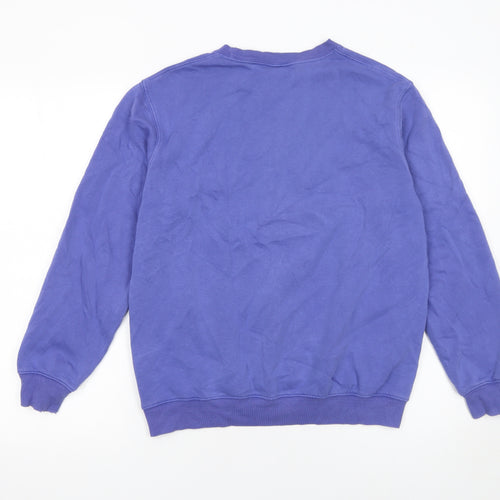 Cotton Traders Women Deep Violet Sweatshirt S Crew Neck Pullover