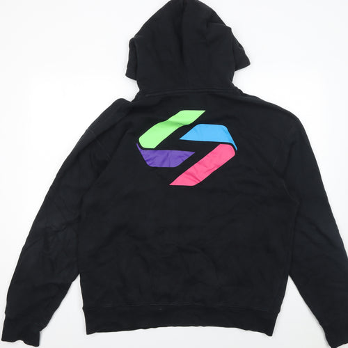 Jordan Mens Black Pullover Hoodie L Sports Fleece Sweatshirt