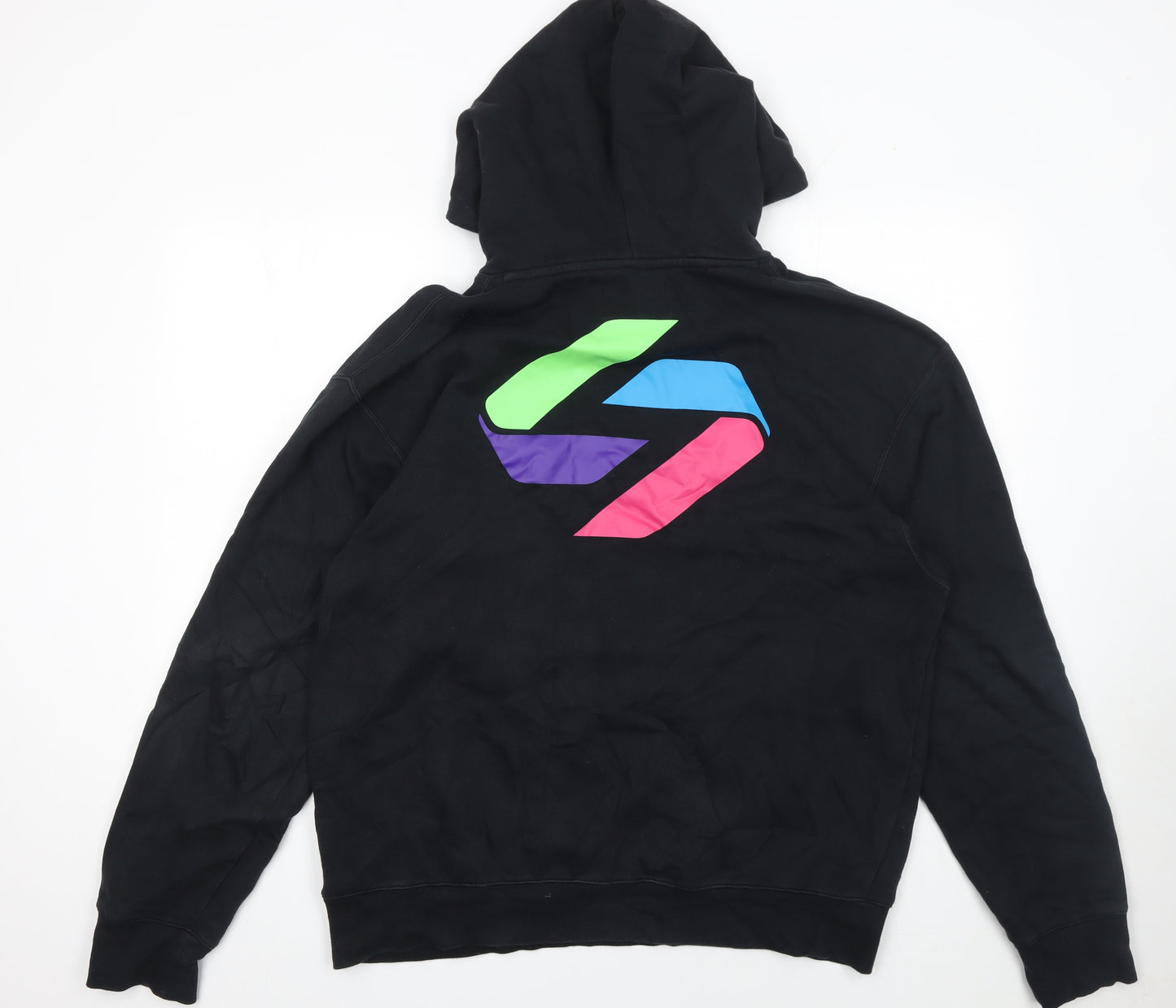 Jordan Mens Black Pullover Hoodie L Sports Fleece Sweatshirt