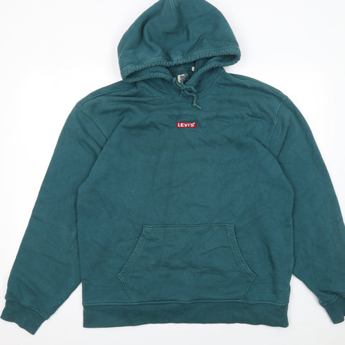 Levi's Men's Green Pullover Relaxed Hoodie Size L