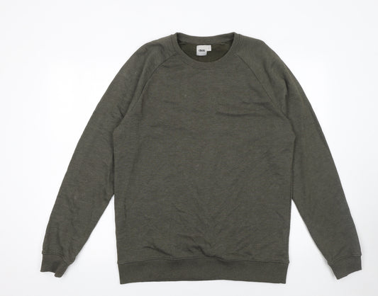 ASOS Men’s Green Crew Neck Pullover Sweatshirt L Regular Fit