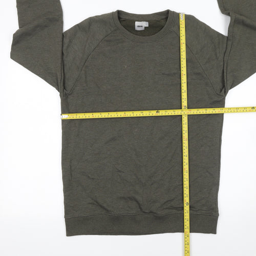 ASOS Men’s Green Crew Neck Pullover Sweatshirt L Regular Fit