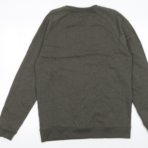 ASOS Men’s Green Crew Neck Pullover Sweatshirt L Regular Fit