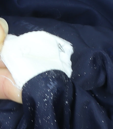 Kareer Women’s Navy Polyester Ski Jumpsuit Belted Zip Front Size M