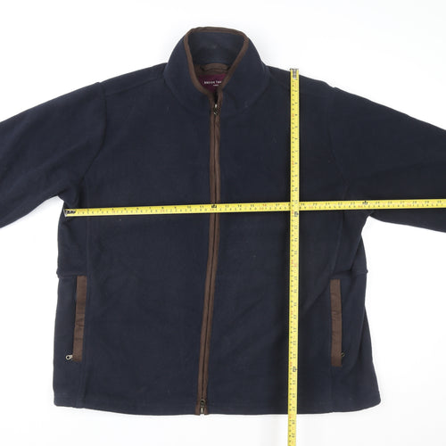 Brook Taverner Men's Blue 3XL Fleece Full Zip Jacket