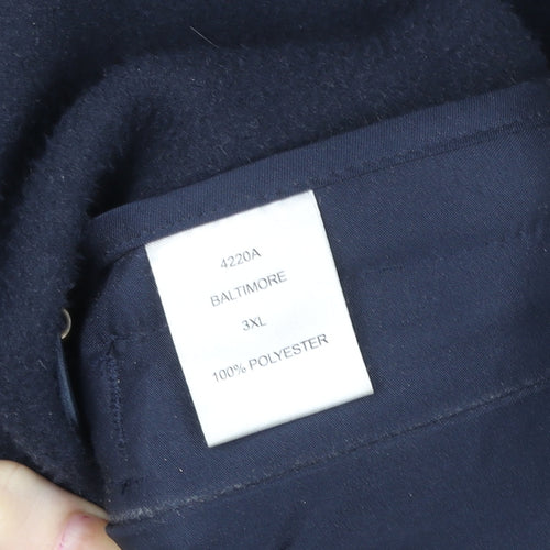 Brook Taverner Men's Blue 3XL Fleece Full Zip Jacket