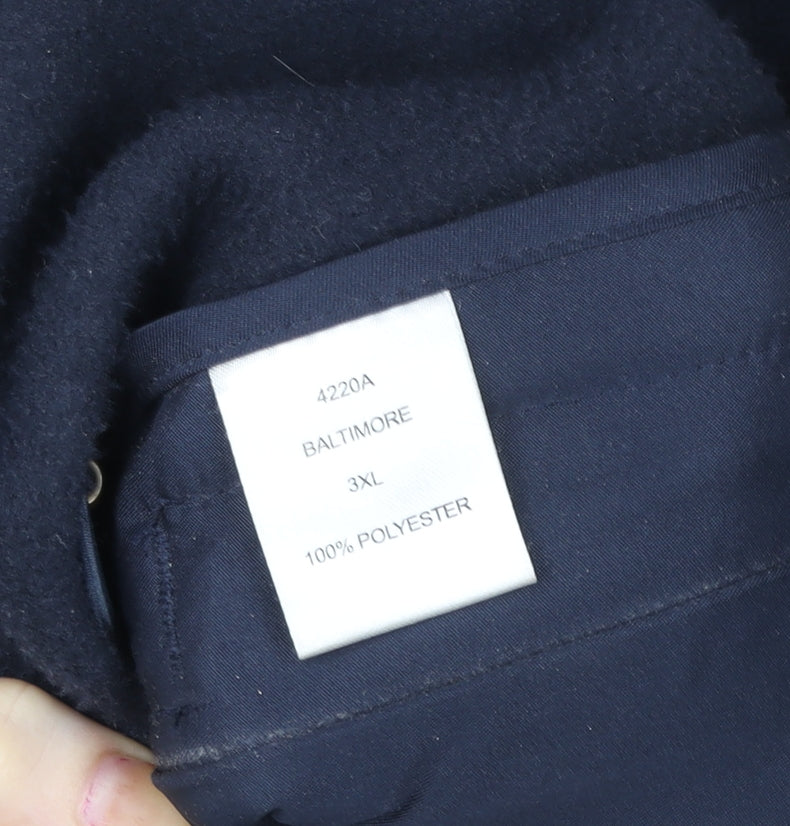 Brook Taverner Men's Blue 3XL Fleece Full Zip Jacket