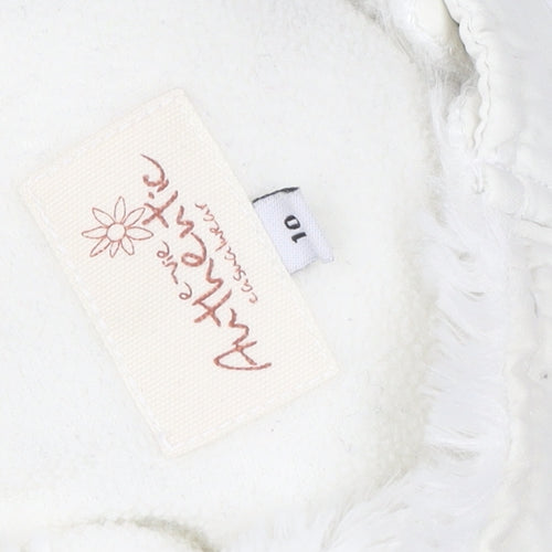 Evie Women Ivory Size 10 Padded Puffer Waistcoat Gilet