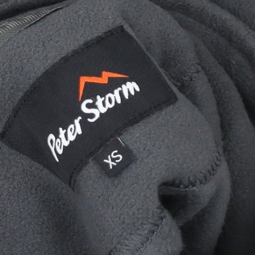 Peter Storm Women's Grey XS Fleece 1/2 Zip Lightweight Jacket