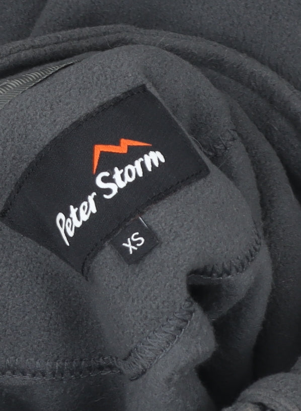 Peter Storm Women's Grey XS Fleece 1/2 Zip Lightweight Jacket