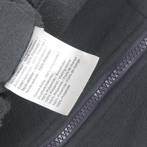 Regatta Men's Grey Fleece Full Zip Outdoor Jacket Size L