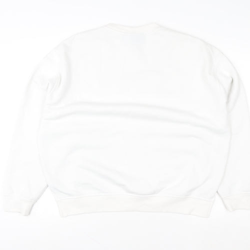 NBA Los Angeles Lakers White Crew Neck Sweatshirt Women S