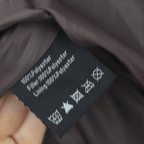 Todd & Co. Women's Brown Puffer Waistcoat Size 10 Sleeveless Gilet